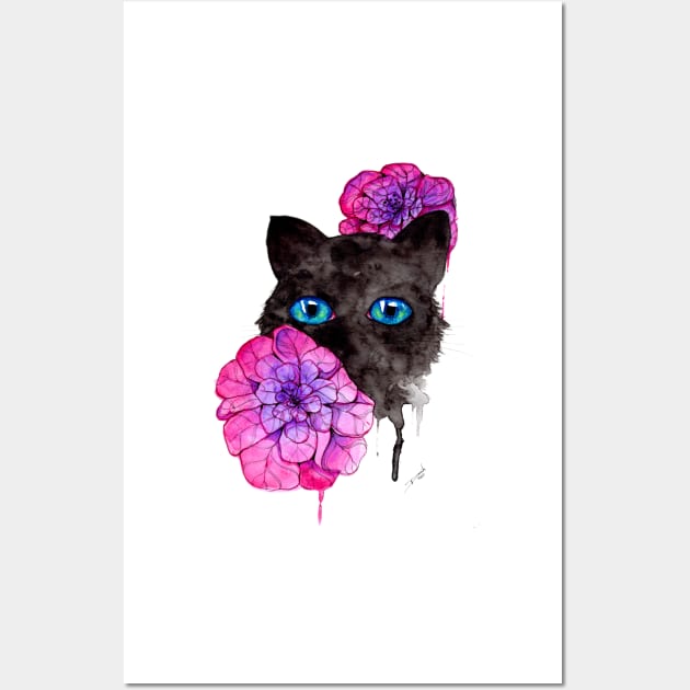 RoseCat Wall Art by DaniMej